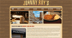 Desktop Screenshot of johnnyboyspancakehouse.com