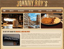 Tablet Screenshot of johnnyboyspancakehouse.com